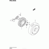 Схема вузла: Статор & Ротор для Suzuki DR200 DR200S