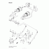 Схема вузла: Система вентиляції бензобака (Gsx-R600L2 E33) для Suzuki GSX-R600