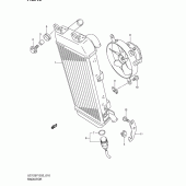 Схема узла: Радиатор для Suzuki UC125 Epicuro