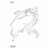 Схема вузла: Бічні панелі (Model k2) для Suzuki UH125 Burgman