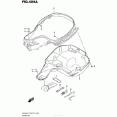 Схема узла: Багажник для шлема для Suzuki UH200 Burgman