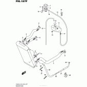 Схема узла: Патрубок системы охлаждения (Vl800Tl6 E33) для Suzuki VL800 Boulevard C50