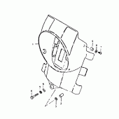 Схема узла: Кожух фары для Suzuki DR400