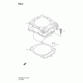 Схема вузла: Циліндр для Suzuki RM-Z250