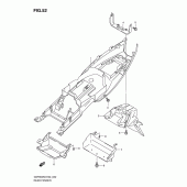 Схема вузла: Заднє крило для Suzuki GSF650 Bandit S