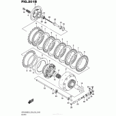 Схема вузла: Зчеплення (Vzr1800Bzl5 E33) для Suzuki VZR1800 Boulevard M109R BOSS