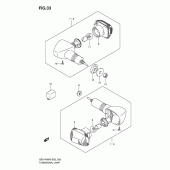 Схема узла: Поворотники (Gsx1400k6/k7/zk7 e24) для Suzuki GSX1400