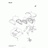 Схема вузла: Speedometer (Vz1500L3 E33) для Suzuki VZ1500 Boulevard M90
