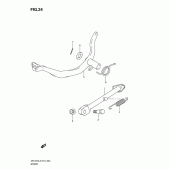 Схема узла: Подставка для Suzuki DR-Z70