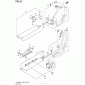 Схема вузла: Вихлопна система (Vl800Bl4 E28) для Suzuki VL800 Boulevard C50 BOSS
