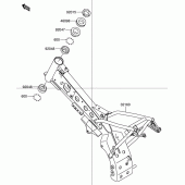 Схема вузла: Рама для Suzuki DR-Z110