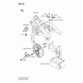 Схема вузла: Система впорскування палива для Suzuki VZ1600 Marauder M1600