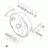 Схема вузла: Кожух фари (Model k/l/m/n/p) для Suzuki GS500