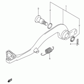Схема узла: Лапка тормоза для Suzuki RM-Z450