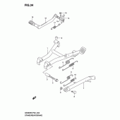 Схема узла: Подставка (Model k3) для Suzuki GS500