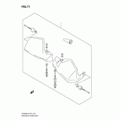 Схема узла: Защита рук  (Опция) (Optional) для Suzuki DL650 V-Strom