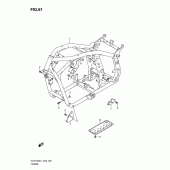 Схема узла: Рама для Suzuki VLR1800 Intruder C1800R/ Boulevard C109R