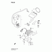 Схема вузла: Електроустаткування для Suzuki GSF650 Bandit S