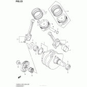 Схема узла: Коленчатый вал & Поршень для Suzuki VL800 Boulevard C50T