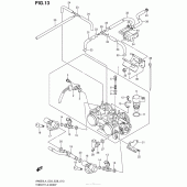 Схема вузла: Throttle Body (An650L4 E33) для Suzuki AN650 Burgman (EU analogue of SkyWave)