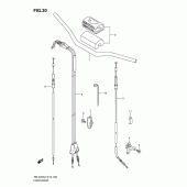 Схема вузла: Кермо & Тросики для Suzuki RM-Z250