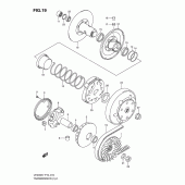 Схема узла: Трансмиссия для Suzuki UH200 Burgman