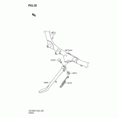 Схема вузла: Підставка для Suzuki VZ1600 Marauder M1600