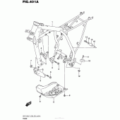 Схема узла: Рама для Suzuki DR-Z125 DR-Z125