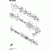 Схема вузла: Трансмісія для Suzuki GSX-R750
