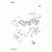 Схема узла: Спидометр для Suzuki VZ1500 Intruder M1500