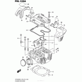 Схема вузла: Головка циліндра (Задня) (Vzr1800Bzl5 E28) для Suzuki VZR1800 Boulevard M109R BOSS