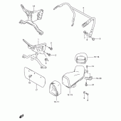 Схема вузла: Кріплення обтічників для Suzuki GSX-R750