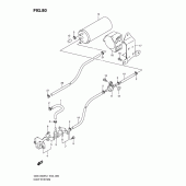 Схема узла: Система вентиляции бензобака (Gsx1300rl1 e14) для Suzuki GSX1300 Hayabusa