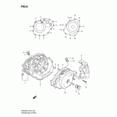 Схема узла: Крышки картера для Suzuki SV650