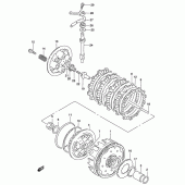 Схема узла: Сцепление для Suzuki GZ250 Marauder