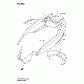 Схема вузла: Бічні панелі (Model k3) для Suzuki UH125 Burgman