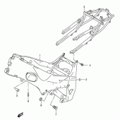 Схема узла: Рама для Suzuki GSX-R750