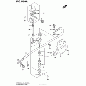 Схема узла: Задний тормозной цилиндр для Suzuki DR-Z400 DR-Z400S