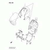 Схема узла: Накладка фары (Vzr1800l2 e19) для Suzuki VZR1800 Intruder M1800R/ Boulevard M109R