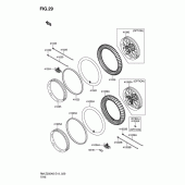 Схема вузла: Rear tire x для Suzuki RM-Z250