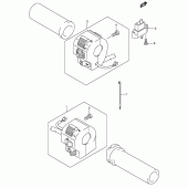 Схема вузла: Пульт керування рульовим (Model k5) для Suzuki VS800 Boulevard S50