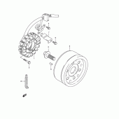 Схема вузла: Статор & Ротор Suzuki VZ800 Marauder
