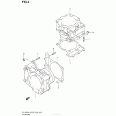Схема вузла: Циліндр для Suzuki DL1000 V-Strom