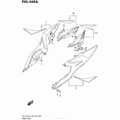 Схема вузла: Бічні панелі (YSF) для Suzuki GSX-R1000