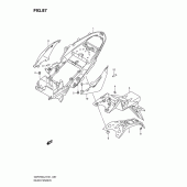 Схема узла: Заднее крыло (Gsr750l2 e21) для Suzuki GSR750