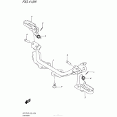 Схема узла: Подножки для Suzuki DR-Z70
