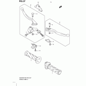 Схема узла: Ручки руля для Suzuki GZ250 Marauder