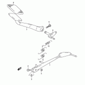 Схема вузла: Підставка для Suzuki VL1500 Intruder C1500/Boulevard C90