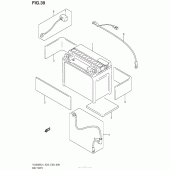 Схема вузла: Акумулятор для Suzuki VL800 Boulevard C50 BOSS