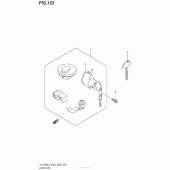 Схема вузла: Lock Set (Vl1500L4 E33) для Suzuki VL1500 Boulevard C90